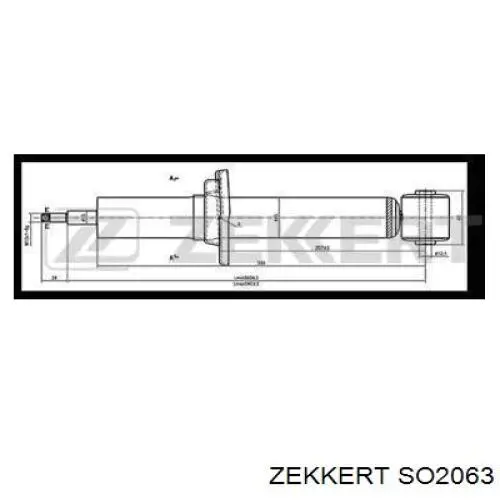 Амортизатор задний ZEKKERT SO2063