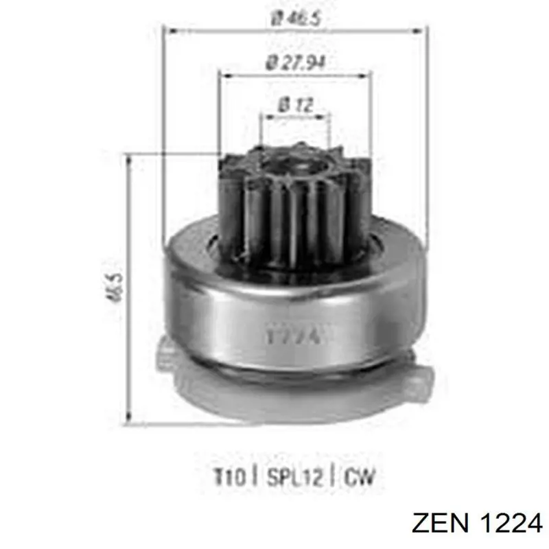 Бендикс стартера 1224 ZEN