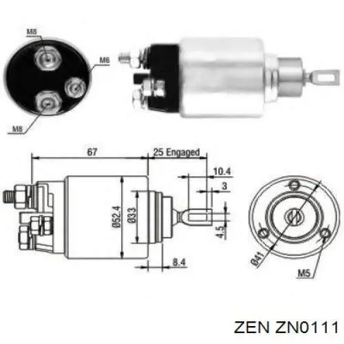  Бендикс ZEN ZN0111 цена, от 8.75 USD