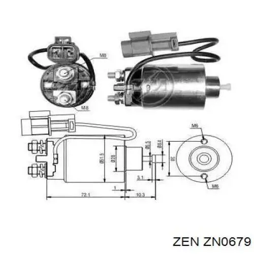0679 ZEN Привод стартера