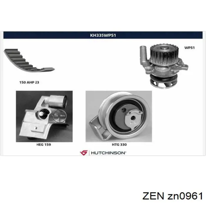 Бендикс стартера ZEN ZN0961
