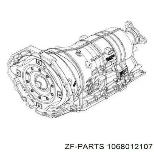 Автоматическая коробка передач 1068012107 ZF Parts