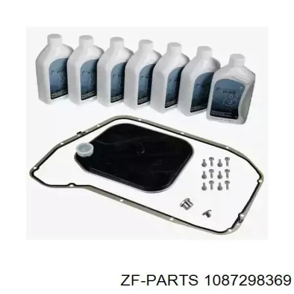 1087298369 ZF Parts сервисный комплект для замены масла акпп