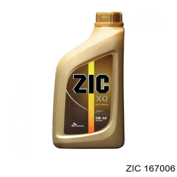 Моторное масло ZIC XQ 5W-40 Синтетическое 4л (167006)