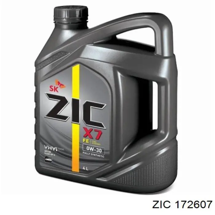 Моторное масло ZIC X7 Diesel 10W-40 Синтетическое 6л (172607)
