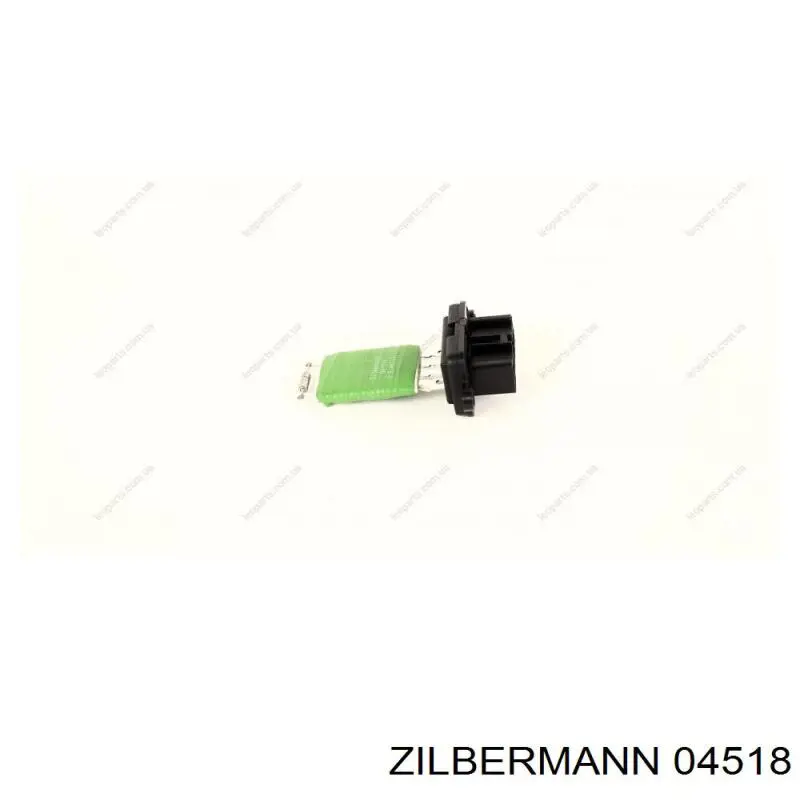 04-518 Zilbermann резистор (сопротивление вентилятора печки (отопителя салона))
