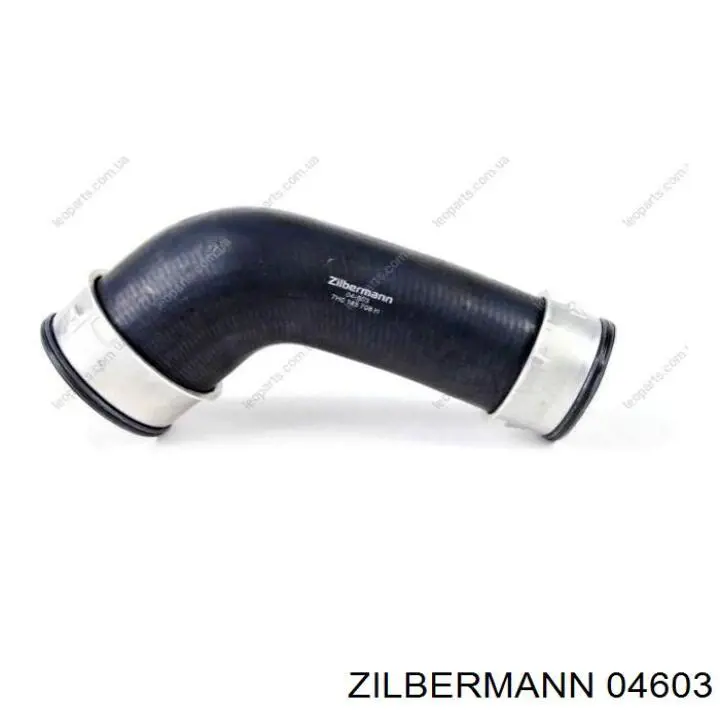 04-603 Zilbermann патрубок воздушный, выход из турбины/компрессора (наддув)