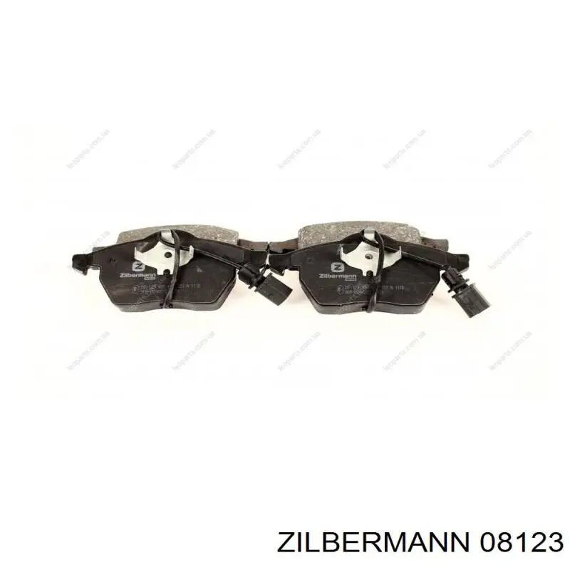08123 Zilbermann колодки тормозные передние дисковые