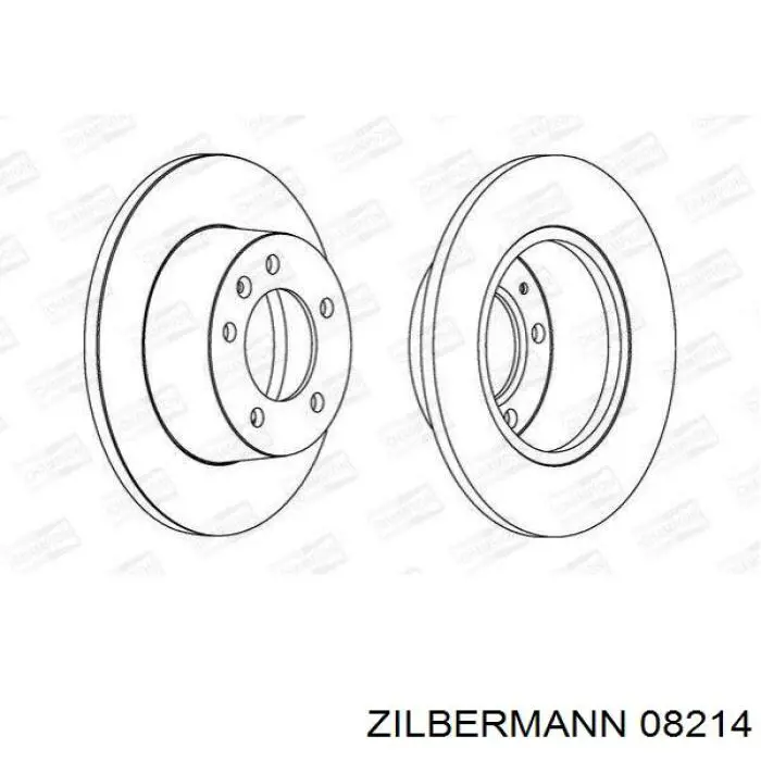 Задний тормозной диск Zilbermann 08214 цена, от 29.31 USD