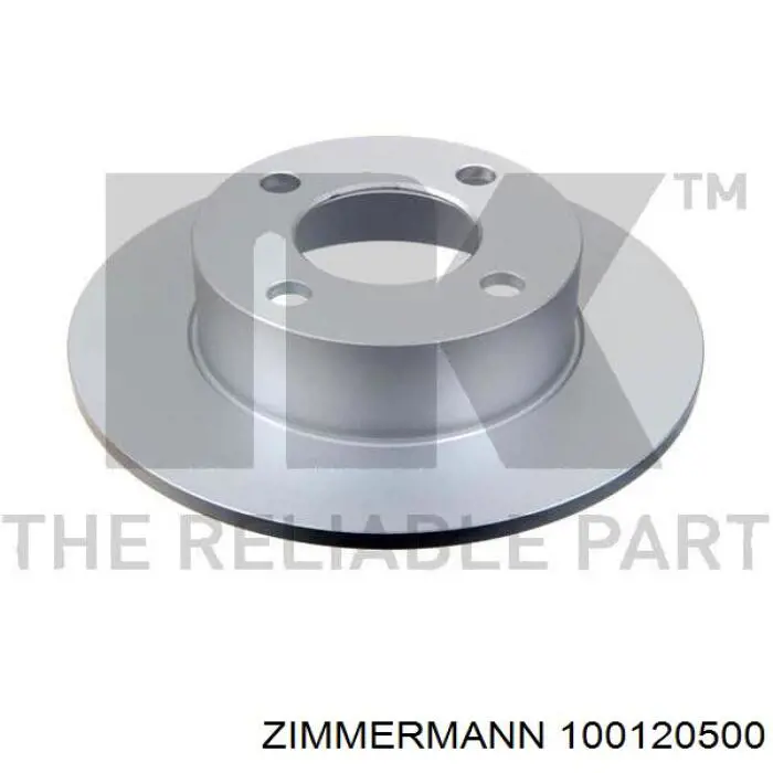 Задний тормозной диск Zimmermann 100120500 цена, от 26.84 USD