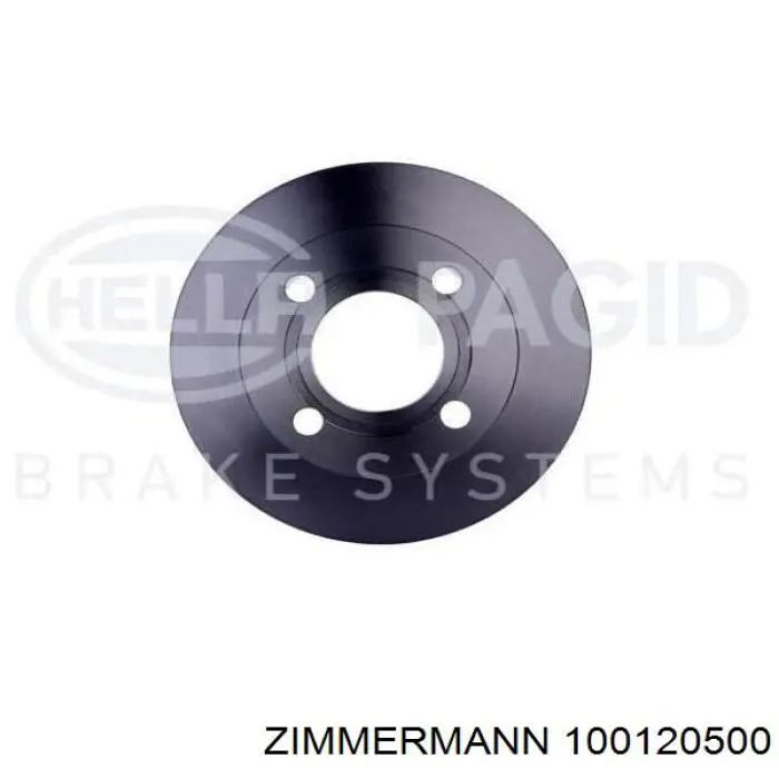 Задний тормозной диск Zimmermann 100120500 цена, от 26.84 USD