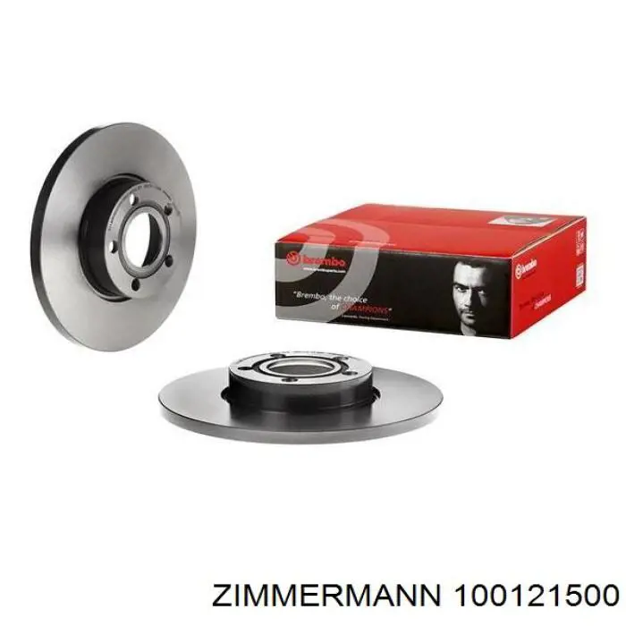 100121500 Zimmermann Диск тормозной передний