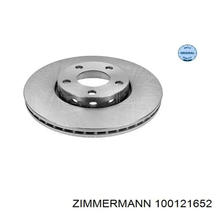 Передние тормозные диски 100121652 Zimmermann