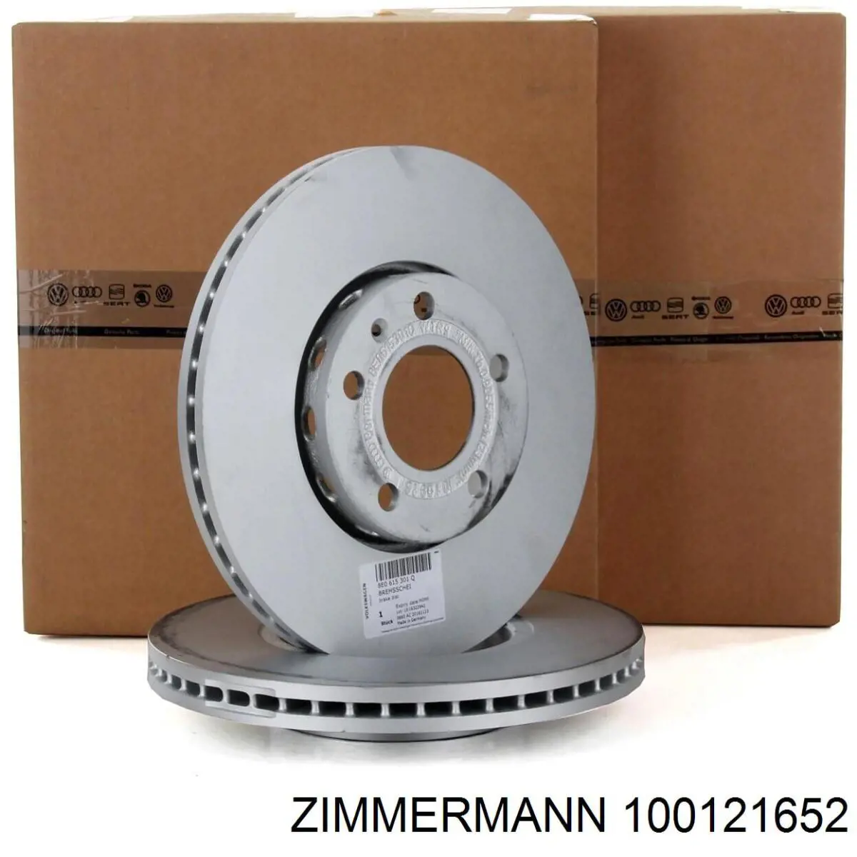 Передний тормозной диск Zimmermann 100121652