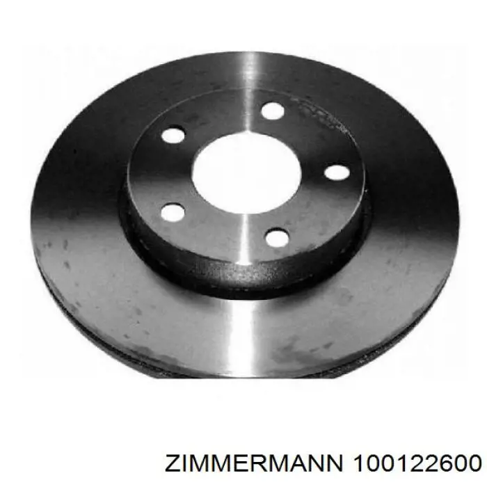 Передние тормозные диски 100122600 Zimmermann