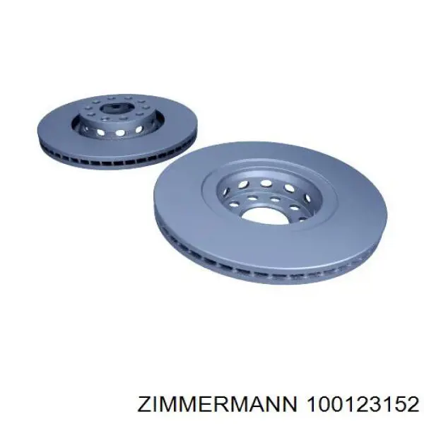 Передние тормозные диски 100123152 Zimmermann