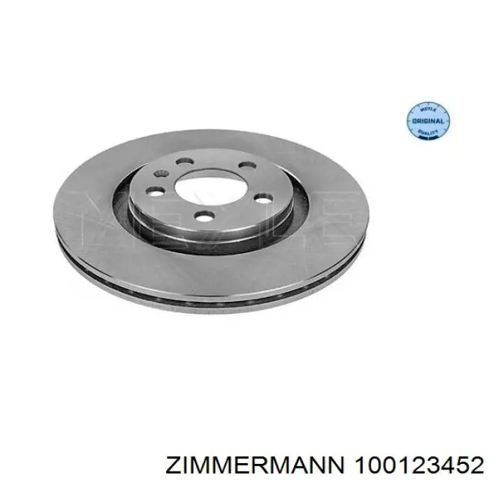 Передние тормозные диски 100123452 Zimmermann