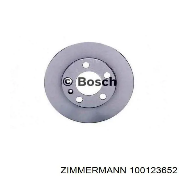 Купить 100123652 Zimmermann Диск тормозной задний