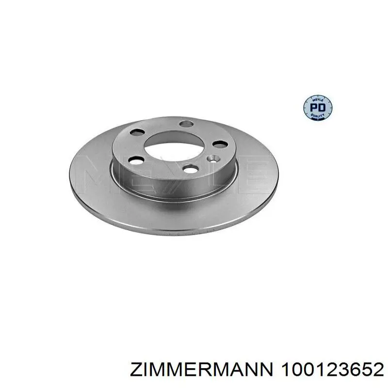 Задний тормозной диск Zimmermann 100123652 цена, от 34.65 USD