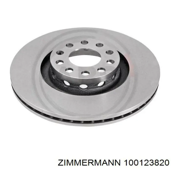 Передние тормозные диски 100123820 Zimmermann
