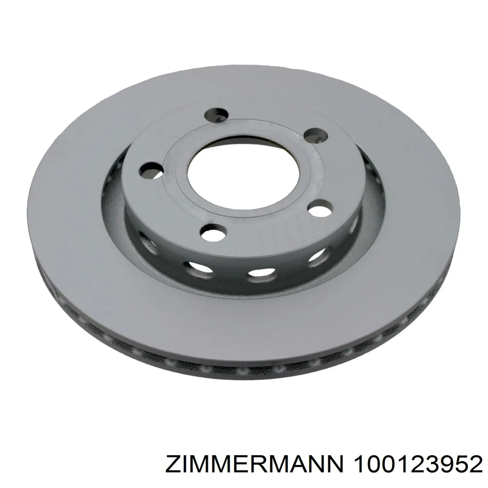 Купить 100123952 Zimmermann Диск тормозной задний