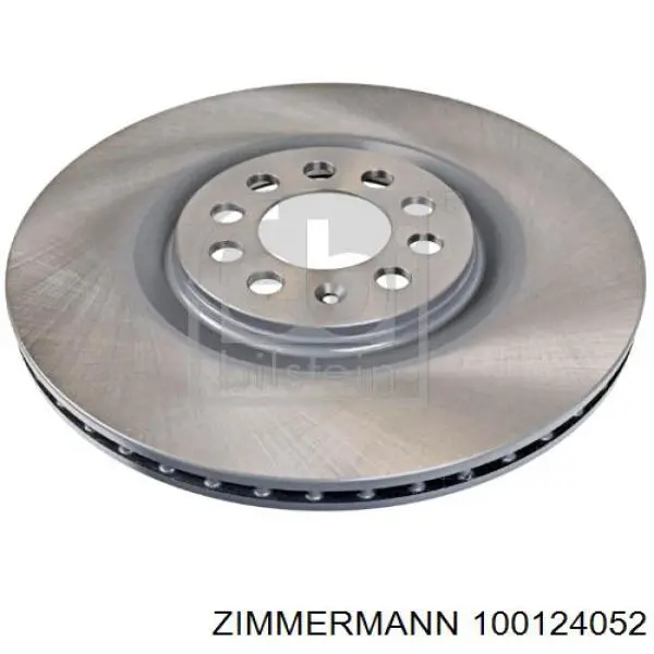 100124052 Zimmermann Диск тормозной передний