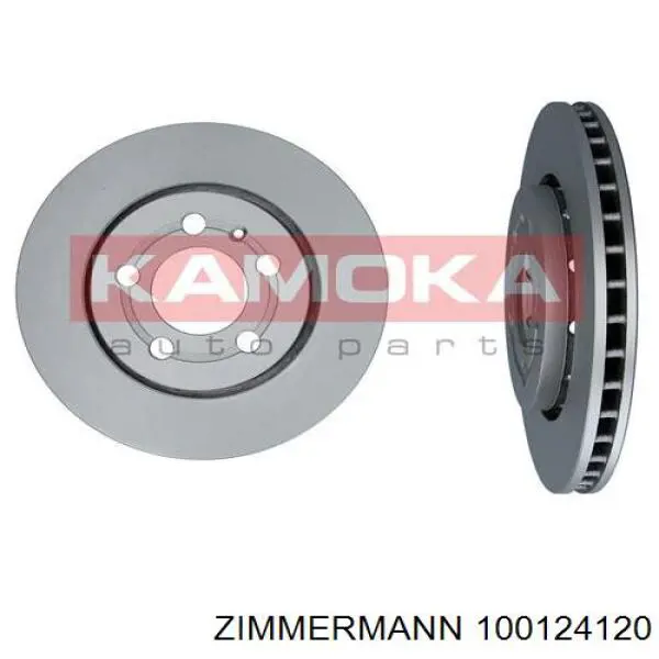Тормозные диски 100124120 Zimmermann