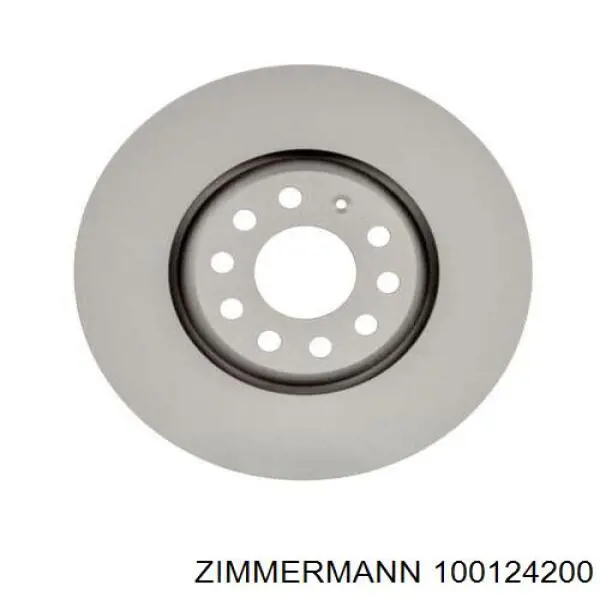 Тормоз дисковый передний Zimmermann 100124200 цена, от 49.62 USD