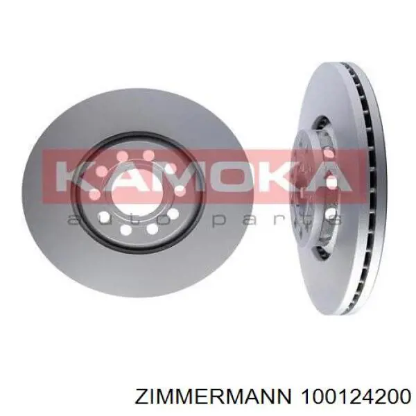 100124200 Zimmermann Диск тормозной передний