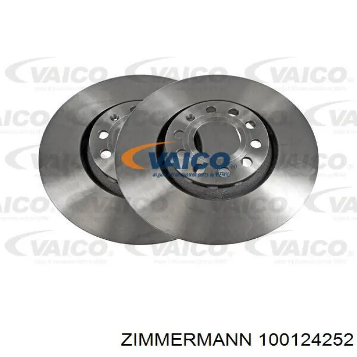 Купить 100124252 Zimmermann Ротор тормозной