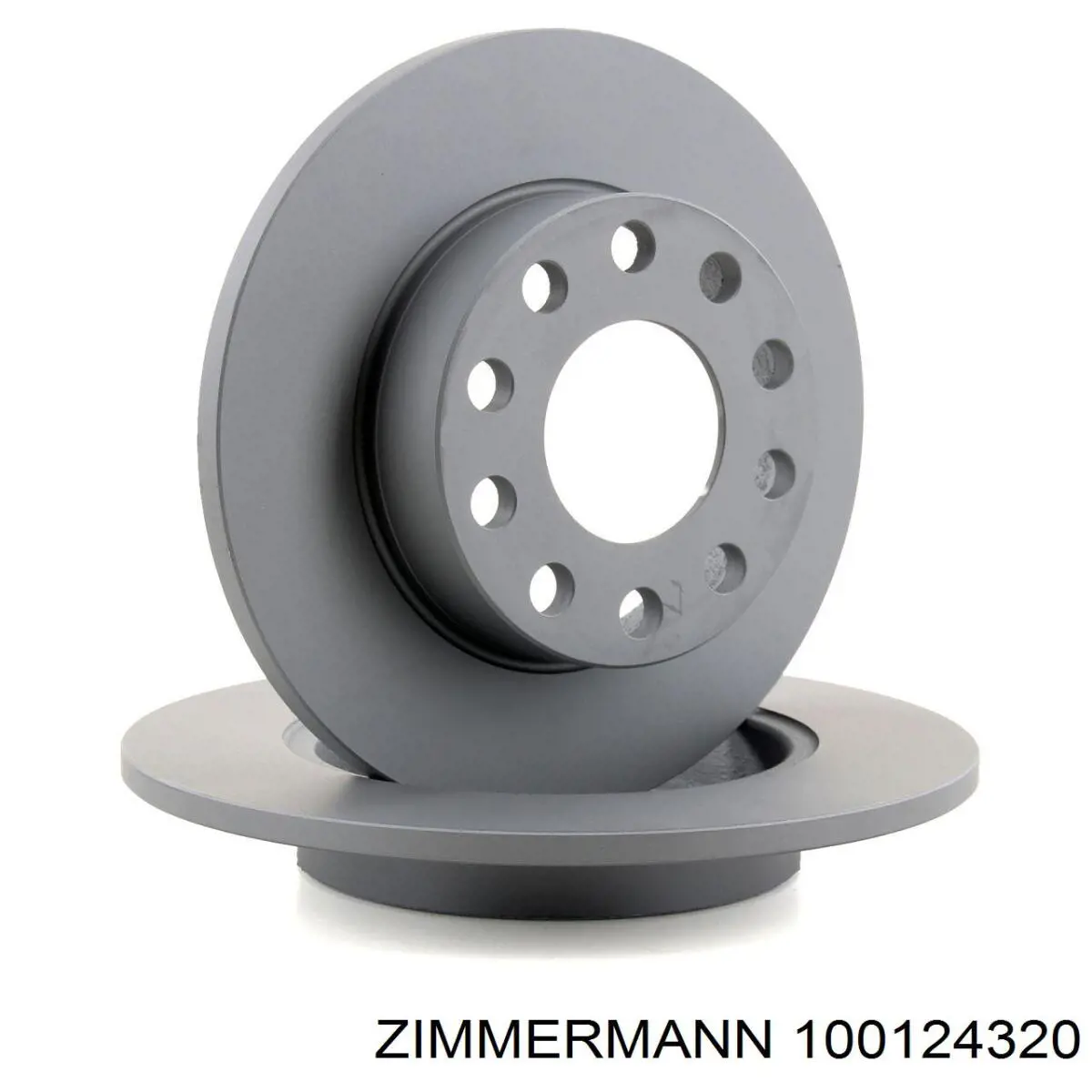 100124320 Zimmermann диск тормозной задний