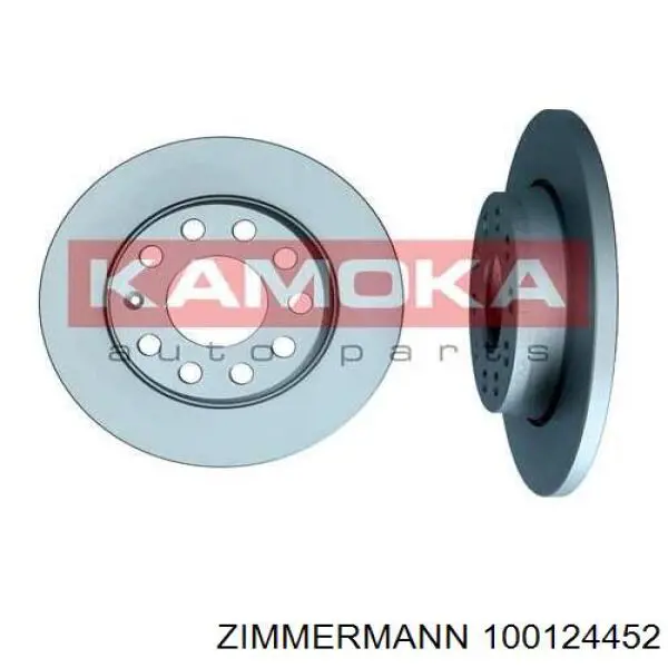 Задний тормозной диск Zimmermann 100124452 цена, от 34.70 USD