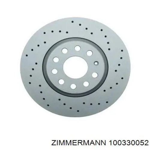 100330052 Zimmermann Диск тормозной передний