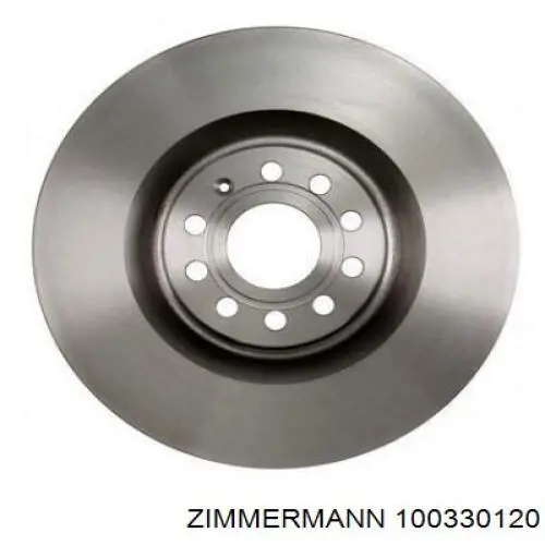 Передние тормозные диски 100330120 Zimmermann