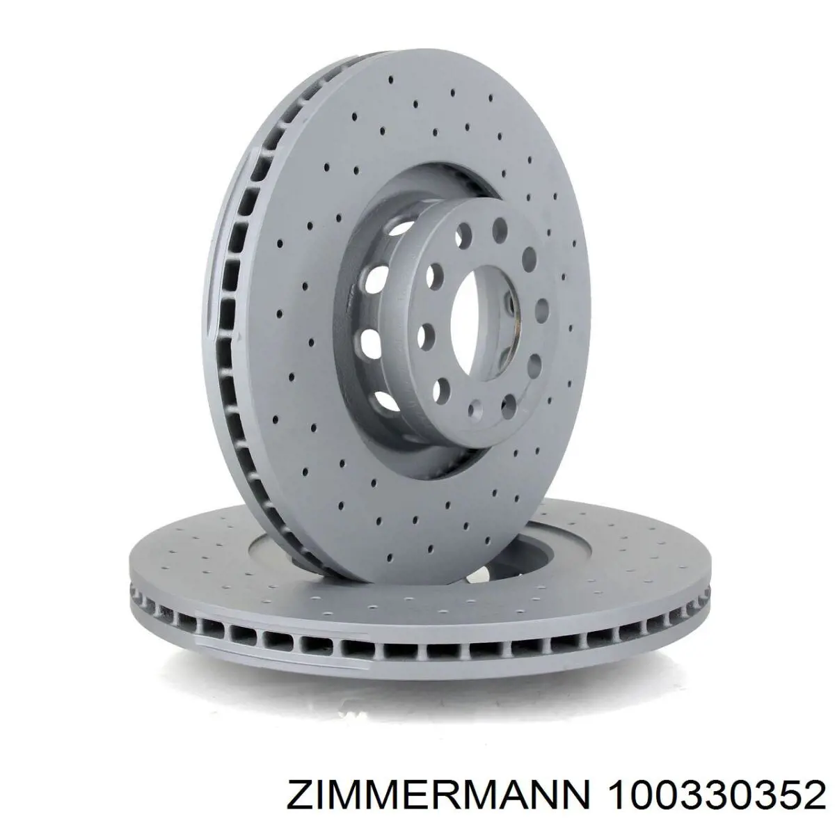 Передние тормозные диски 100330352 Zimmermann