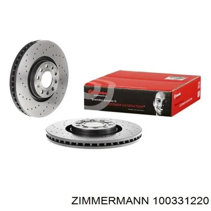 Купить 100331220 Zimmermann Ротор тормозной