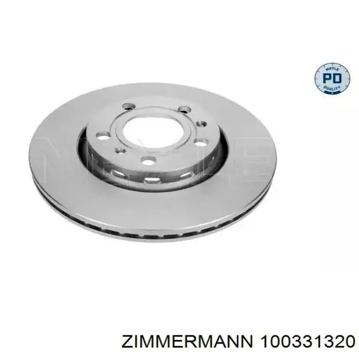 Купить 100331320 Zimmermann Диск тормозной задний