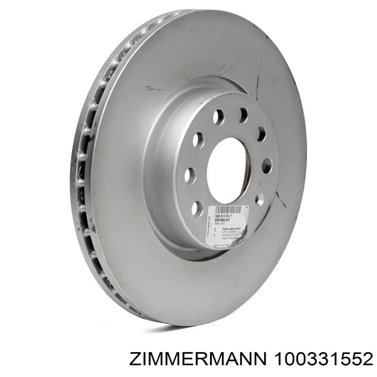 100331552 Zimmermann Дисковый тормоз