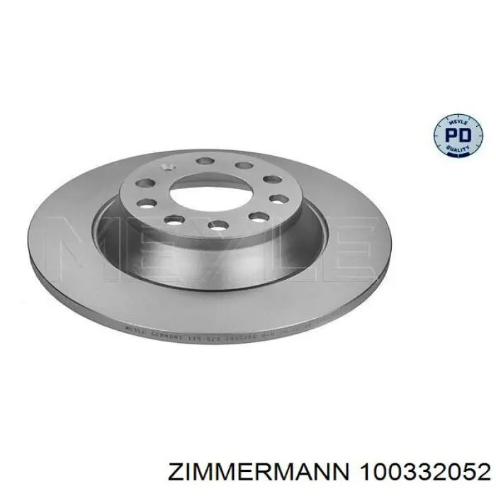 Задний тормозной диск Zimmermann 100332052 цена, от 72.35 USD