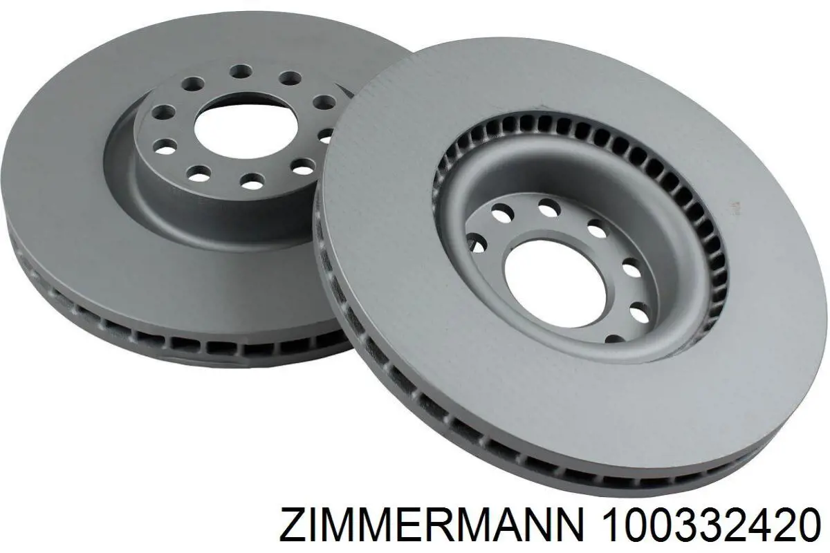 100332420 Zimmermann диск тормозной передний