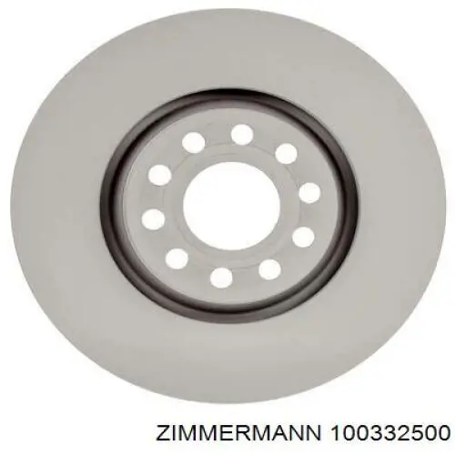 100332500 Zimmermann диск тормозной передний