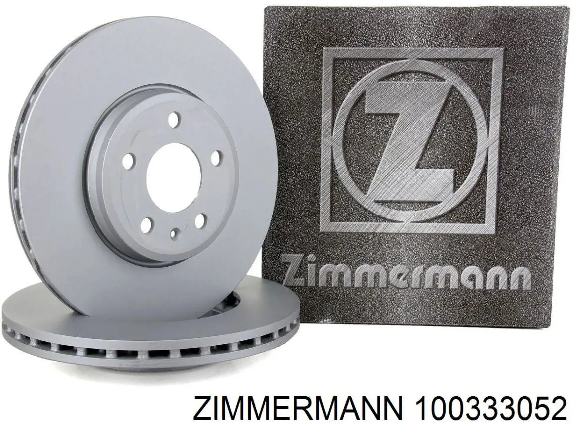 100333052 Zimmermann Диск тормозной передний