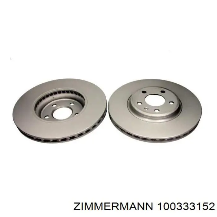 Купить 100333152 Zimmermann Ротор тормозной