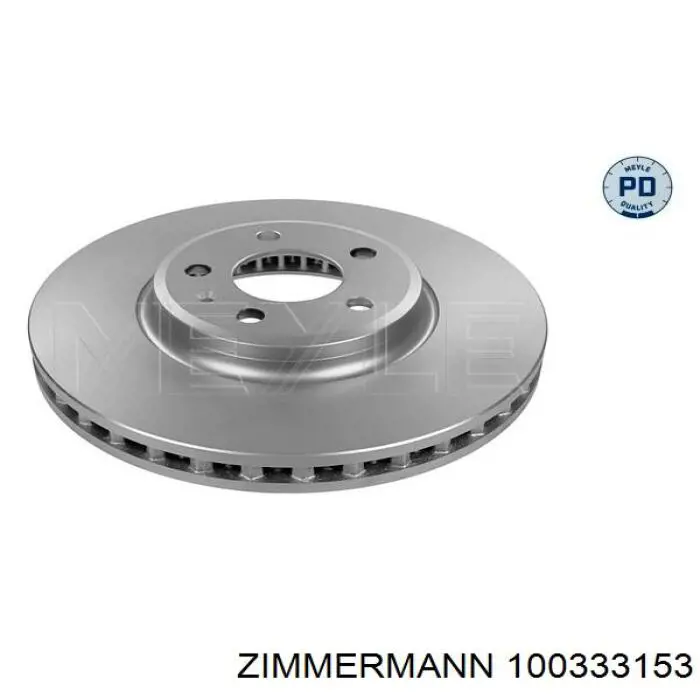 Передние тормозные диски 100333153 Zimmermann