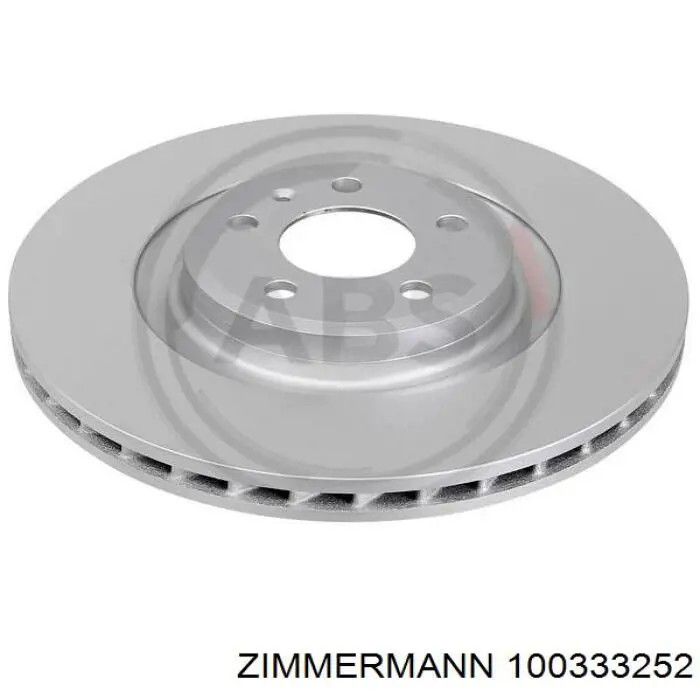 Передний тормозной диск Zimmermann 100333252