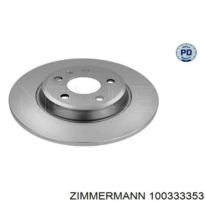 Задний тормозной диск Zimmermann 100333353 цена, от 57.87 USD