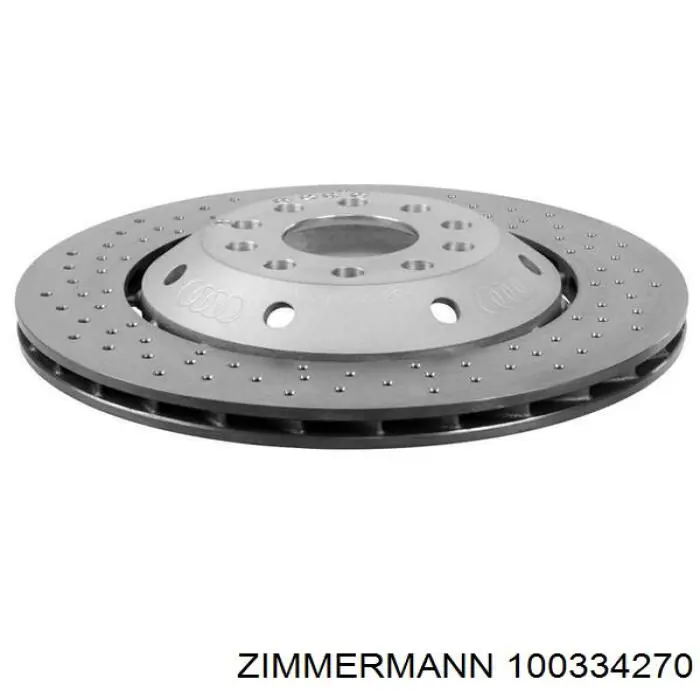 Задний тормозной диск Zimmermann 100334270 цена, от 271.77 USD