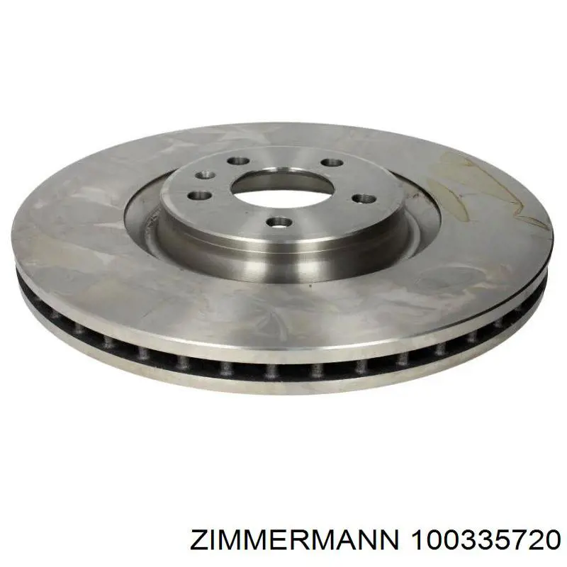 Передние тормозные диски 100335720 Zimmermann