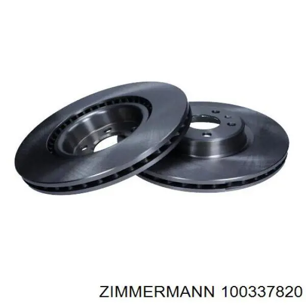 100337820 Zimmermann Диск тормозной передний