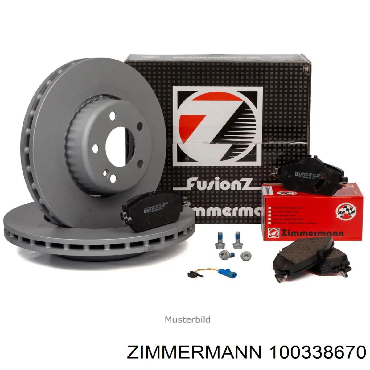 Купить 100338670 Zimmermann Ротор тормозной